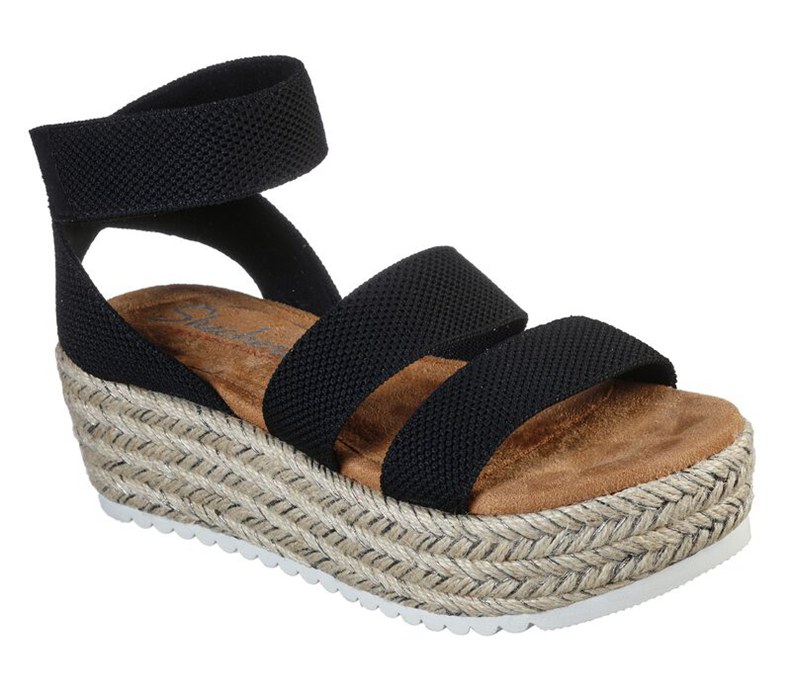Skechers Dam Svarta Sandaler - Sandy Cove - Sverige (XYSDG-6590)